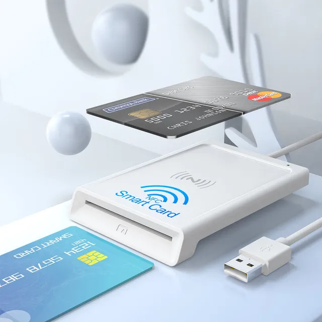 Smartkort läsare med NFC, USB-A