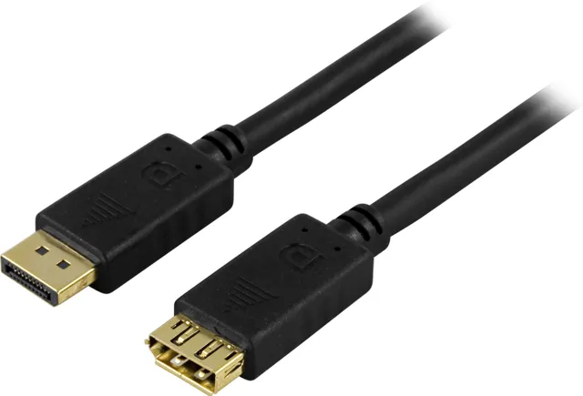DisplayPort förlängningskabel, 20-pin ha - ho 1m (DP-1210)