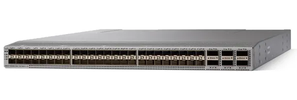 Nexus 93180YC-FX - Switch - L3 - Administrerad - 48 x 1/10/25 Gigabit Ethernet / 8/16/32Gb Fiber Channel / FCoE SFP+ + 6 x 40/100 Gigabit QSFP28