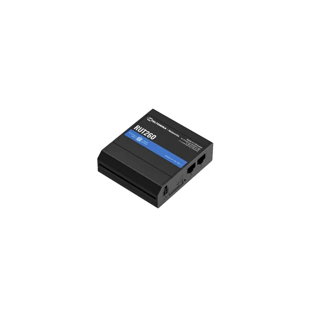 RUT260 - Trådlös router - WWAN 2,4 GHz - 3G, 4G - DIN-skenmonterbar