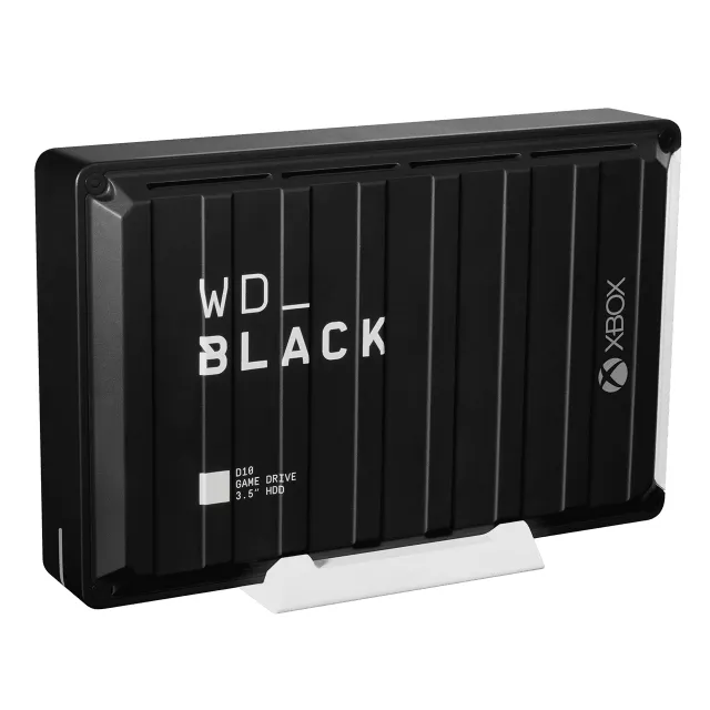 WD_BLACK D10 Game Drive for Xbox One WDBA5E0120HBK - Hårddisk - 12 TB - extern (portabel) - USB 3.2 Gen 1 - 7200 rpm - svart
