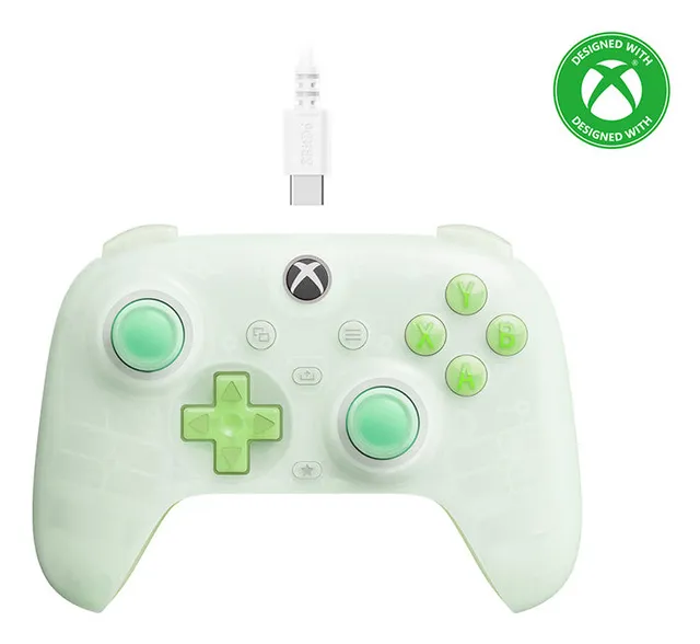 Ultimate Mini Wired Xbox Pad Clear Green - Wired Controller - Microsoft Xbox Series S