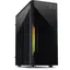 Inter-Tech B-42 RGB - Tower - ATX - genomskinlig sidopanel - ingen strömförsörjning (ATX) - pianolacksvart - USB/ljud