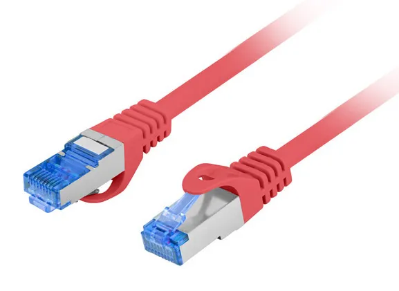 patch cable - 1.5 m - red RAL 3017 - Blå