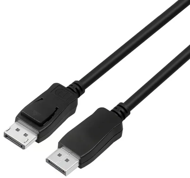 Displayport Kabel 1m Dp 1.4 - Svart 1m Displayport Displayport Svart