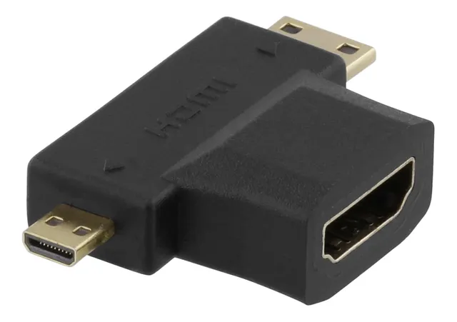 HDMI-adapter, HDMI ho till mini HDMI ha och micro HDMI ha