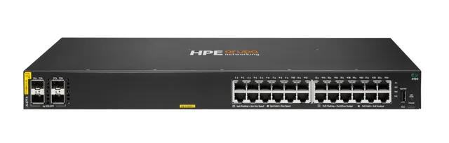 Aruba 6100 24G Class4 PoE 4SFP+ - Switch - Adm