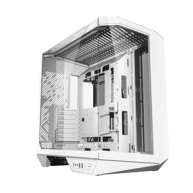 Computer Case DY470 4 fans (white) - Chassi - Miditower