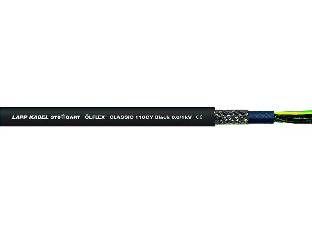 ÖLFLEX® Classic 110 CY Black styrkabel 3 x 1 mm² svart 1121268-500 500 m