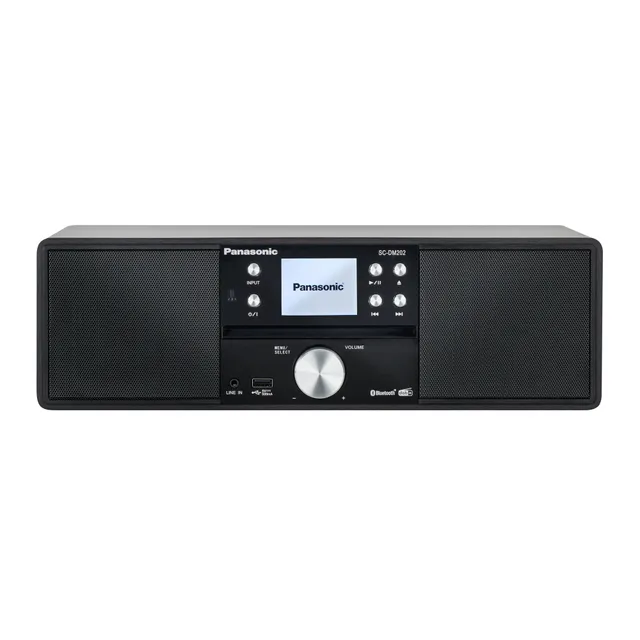 SC-DM202 - Ljudsystem - 2 x 12 Watt - svart