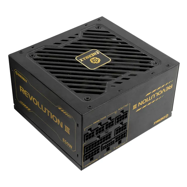 REVOLUTION III Strömförsörjning - 850 Watt - 120 mm - ATX 3.1 - 80 Plus Gold certificate