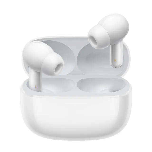 Redmi Buds 6 Pro - True wireless-hörlurar med mikrofon - inuti örat - Bluetooth - aktiv brusradering - Glaciärvit