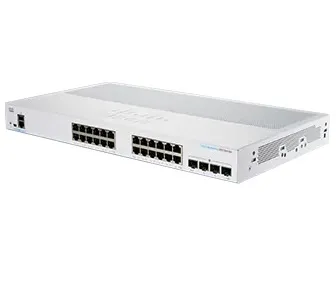 Business 250 Series CBS250-24T-4X - Switch - L3 - smart - 24 x 10/100/1000 + 4 x 10 Gigabit SFP+ - rackmonterbar - återanvänd