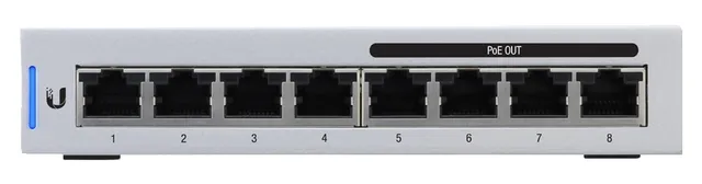 Unifi US-8-60W POE-gigabitswitch 8 portar