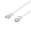 U/UTP Cat6 patchkabel,flat,guldpläterade kontakter,3m, vit (TP-63V-FL)