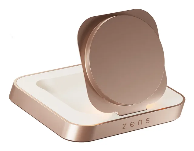 Trådlös Laddare Nightstand Qi 15W Koppar