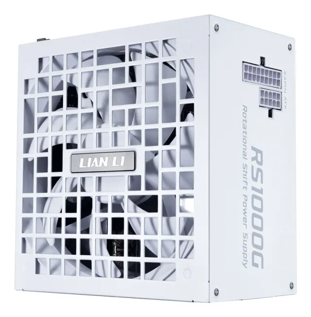 Rotational Shift Gold 1000W Vit med USB-hub