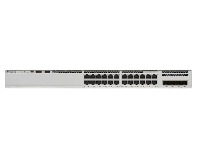 Catalyst 9200L - Network Essentials - switch - L3 - 24 x 10/100/1000 + 4 x gigabit SFP (upplänk) - rackmonterbar - återanvänd