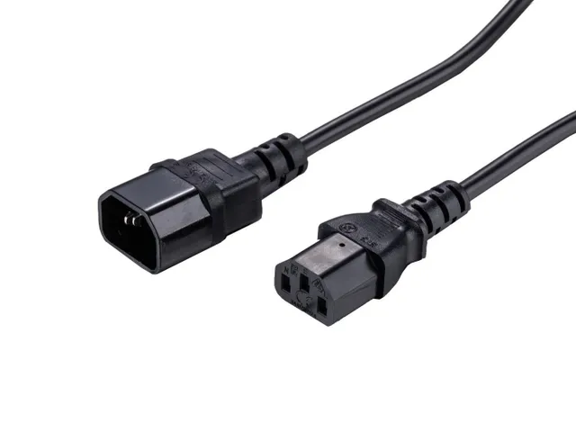 - Strömkabel - power IEC 60320 C13 till IEC