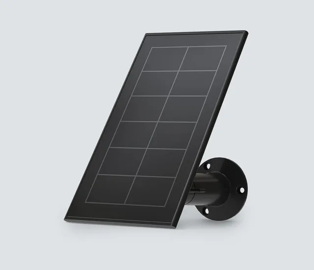 Solpanel för övervakningskamera