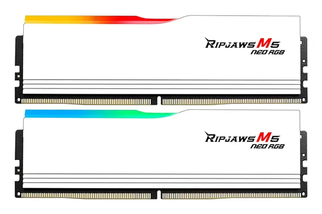 G.Skill Ripjaws M5 Neo RGB DDR5-6000 - 64GB - CL36 - Dual Channel (2 pcs) - AMD EXPO - Vit