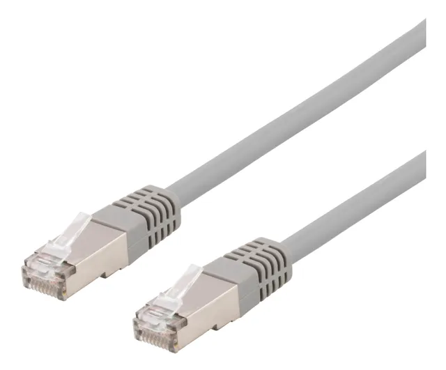 S/FTP Cat6 patchkabel, LSZH, 5m, grå (SFTP-65H)