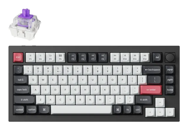 Q1 HE Wireless Hall Effect Keyboard | Nebula Magnetic Switch | Black - Gaming Tangentbord - Engelska - Svart