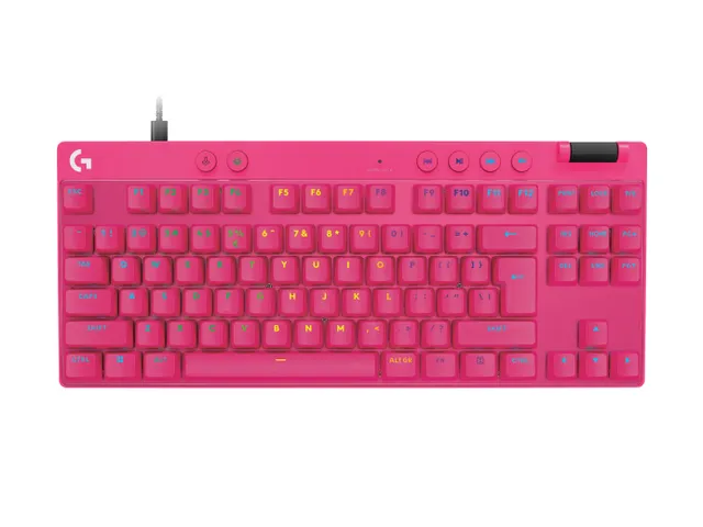 G PRO X TKL - Logitech Magnetic Analog - Linear - Gaming Keyboard - Utan numpad - Engelska (US) - Rosa