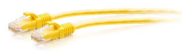 3ft (0.9m) Cat6a Snagless Unshielded (UTP) Slim Ethernet Network Patch Cable - Yellow - Patch-kabel - RJ-45 (hane) till RJ-45 (hane) - 90 cm - 4.8