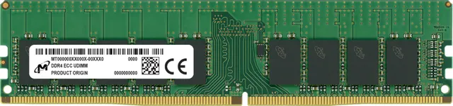 Micron - DDR4 - modul - 32 GB - DIMM 288-pin - 3200 MHz / PC4-25600 - CL22 - 1.2 V - ej buffrad - ECC