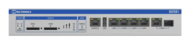 RUTXR1 - Trådlös router - WWAN 4-ports-switch - Wi-Fi 5 - 4G - rackmonterbar