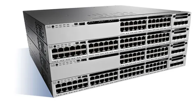 Catalyst 3850-24T-E - Switch - L3 - Administrerad - 24 x 10/100/1000 - skrivbordsmodell, rackmonterbar - återanvänd
