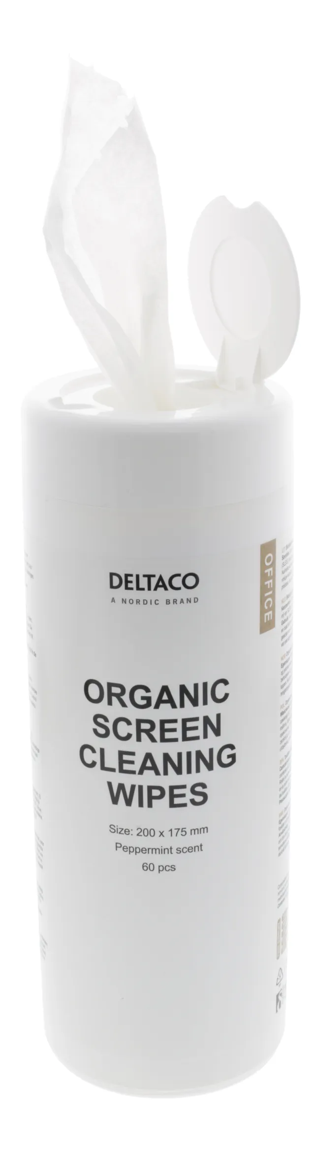 Office Organiska Rengöringsdukar, 200x175mm, 1 förpackning 60