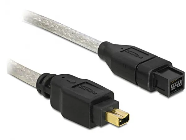 Firewire 1394 kabel - 9-PIN ha till 4-PIN ha - 2 m