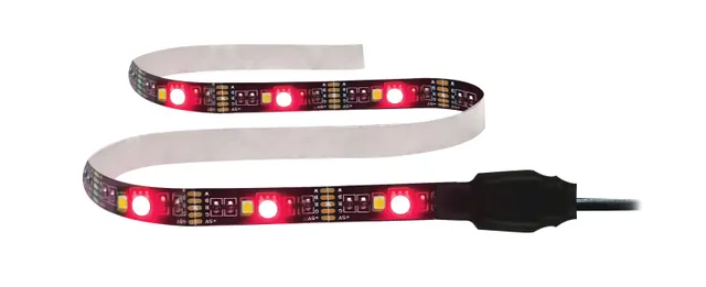 SMART HOME - Ljusslinga - LED - 60 LEDs/m - RGB-lampa - 2 m - svart