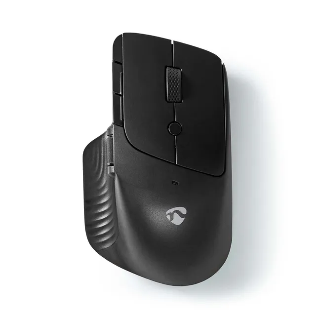 - mouse - black - Mouse - Optic - 6 knappar - Svart