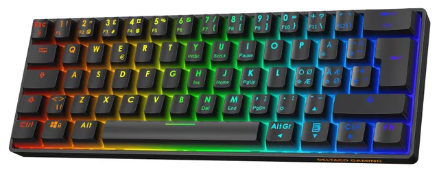 GAMING DK470 Mechanical Keyboard - Gaming Tangentbord - Nordisk - Svart