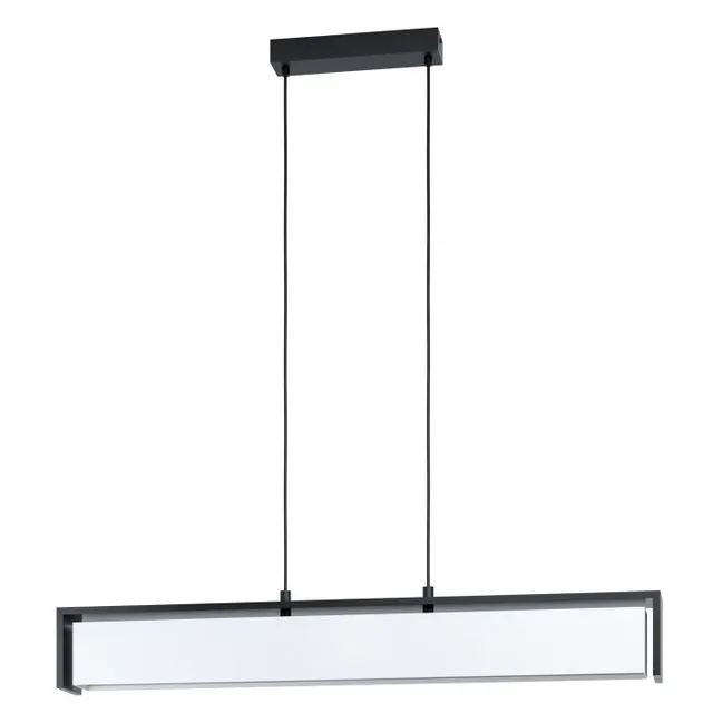 VALDELAGRANO-Z LÅNGBORD RGBTW 3900LM SVART/VIT