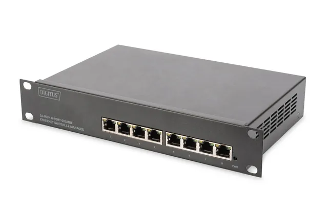DN-80117 - switch - 8 ports - Managed - rack-mountable
