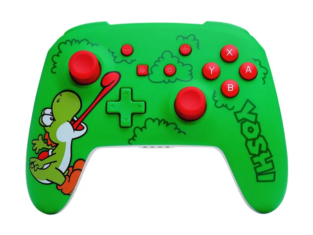 trådlös handkontroll för Nintendo Switch - Hungriga Yoshi