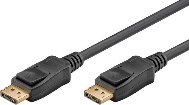 DisplayPort 2.1 (DP40) - 5m - Svart