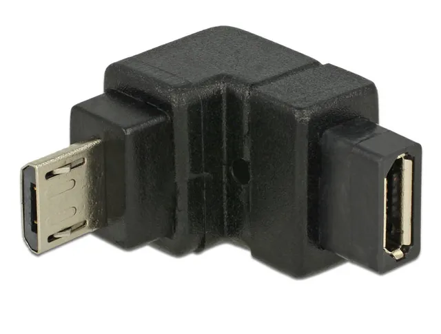 USB Typ Micro-B hane till Micro -B hona adapter,nedåt