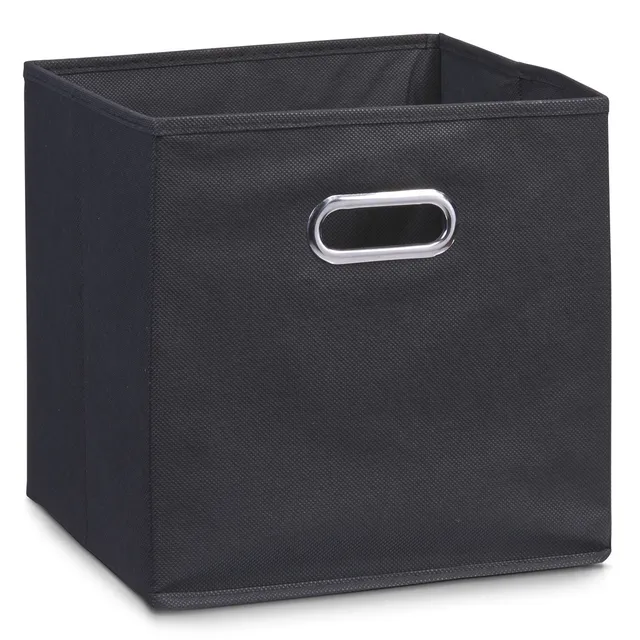 förvaringskorg/organizer svart 28 x 28 x 28 cm ZELLER