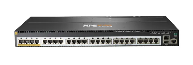 HPE Aruba 2930M 24 Smart Rate POE+ 1-Slot - Switch - L3 - Administrerad - 24 x 1/2.5/5GBase-T POE+ - rackmonterbar - PoE+ (860 W)