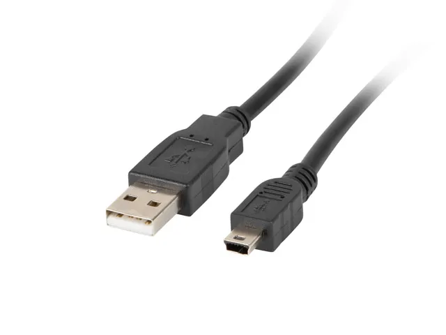 USB Mini-B (Hane) till USB-A (Hane) 2.0 (1.8 meter)