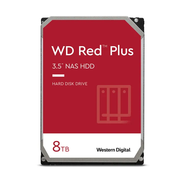 WD Red Plus 8TB 3,5" SATA 5640 rpm
