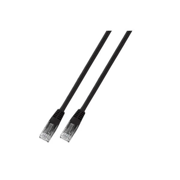 2m Cat6 Patch, 2 m, Cat6, U/UTP (UTP), RJ-45, RJ-45, Svart