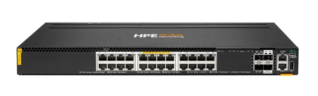 HPE Aruba 6300M 24p SR CL6 PoE 2p50G 2p25G Switch - Switch - L3 - Administrerad - 24 x 100/1000/2.5G/5G/10GBase-T (4PPoE) + 2 x 10 Gigabit / 25 Gigabi