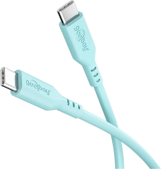 USB-C <-> USB-C - PD 60W - 1.5m - Turkos - USB-kabel
