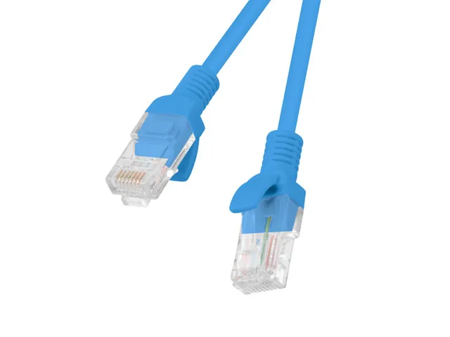 patch cable - 5 m - blue RAL 5012 - Blå - 5m